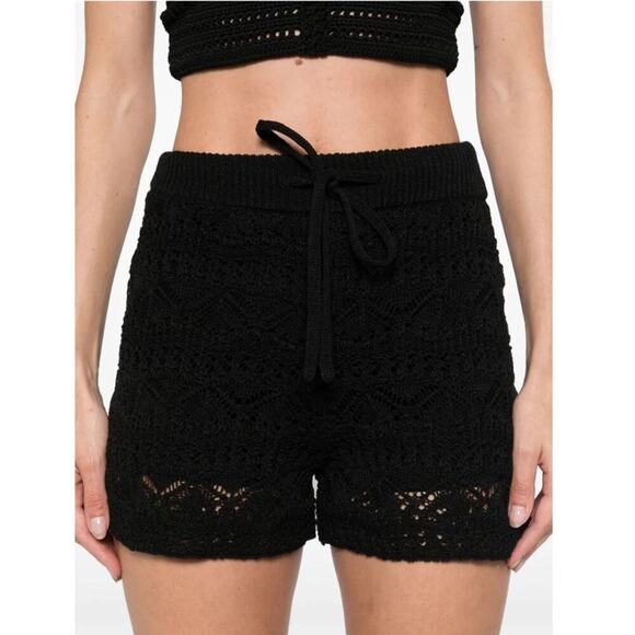 NWT Blu Pepper Crocket Shorts Pull On Tie Waist Pockets Womens Size Medium (1896 - Picture 1 of 10